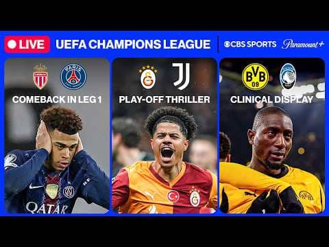 Knockout Playoffs Replay: PSG, Juventus & MORE ⭐ UEFA Champions League 24/7 ⭐