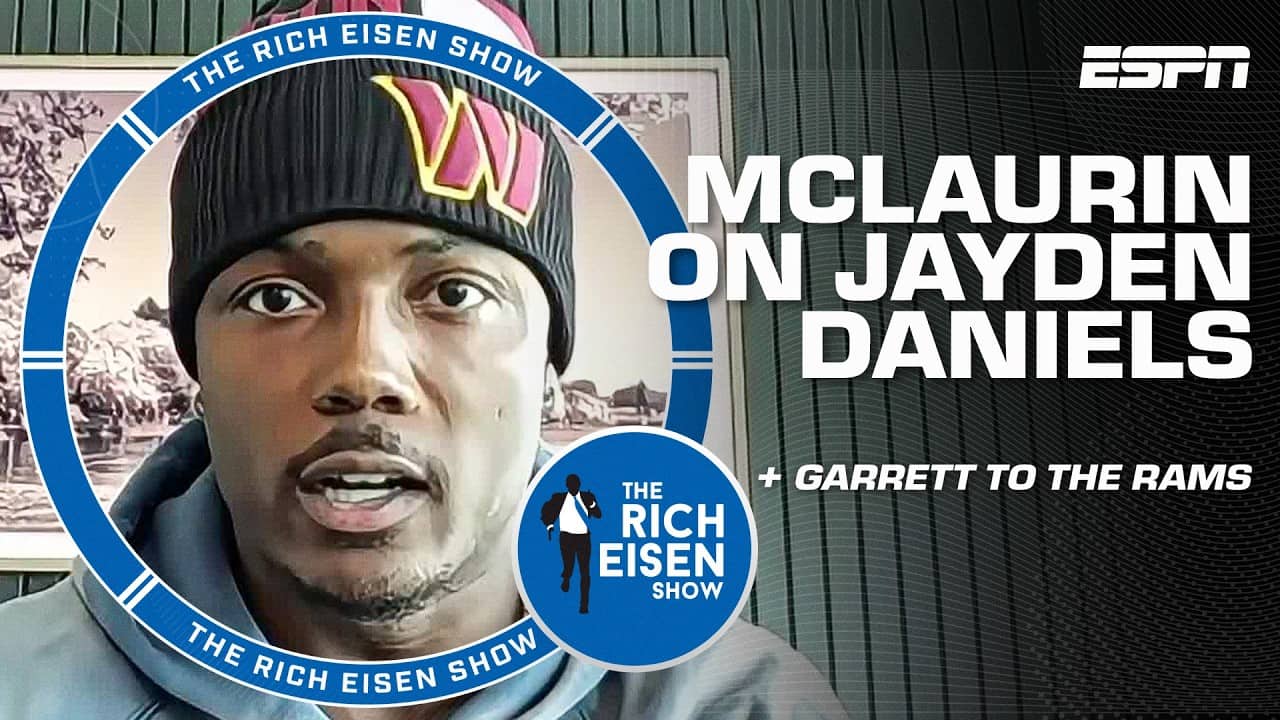 Terry McLaurin talks Myles Garrett trade, OTAs and Jayden Daniels | The Rich Eisen Show