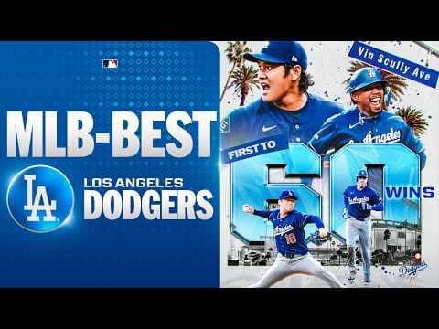 The Dodgers are the 1st team to 60 wins in 2026 & did so before the All-Star Break! | MLB Highlights