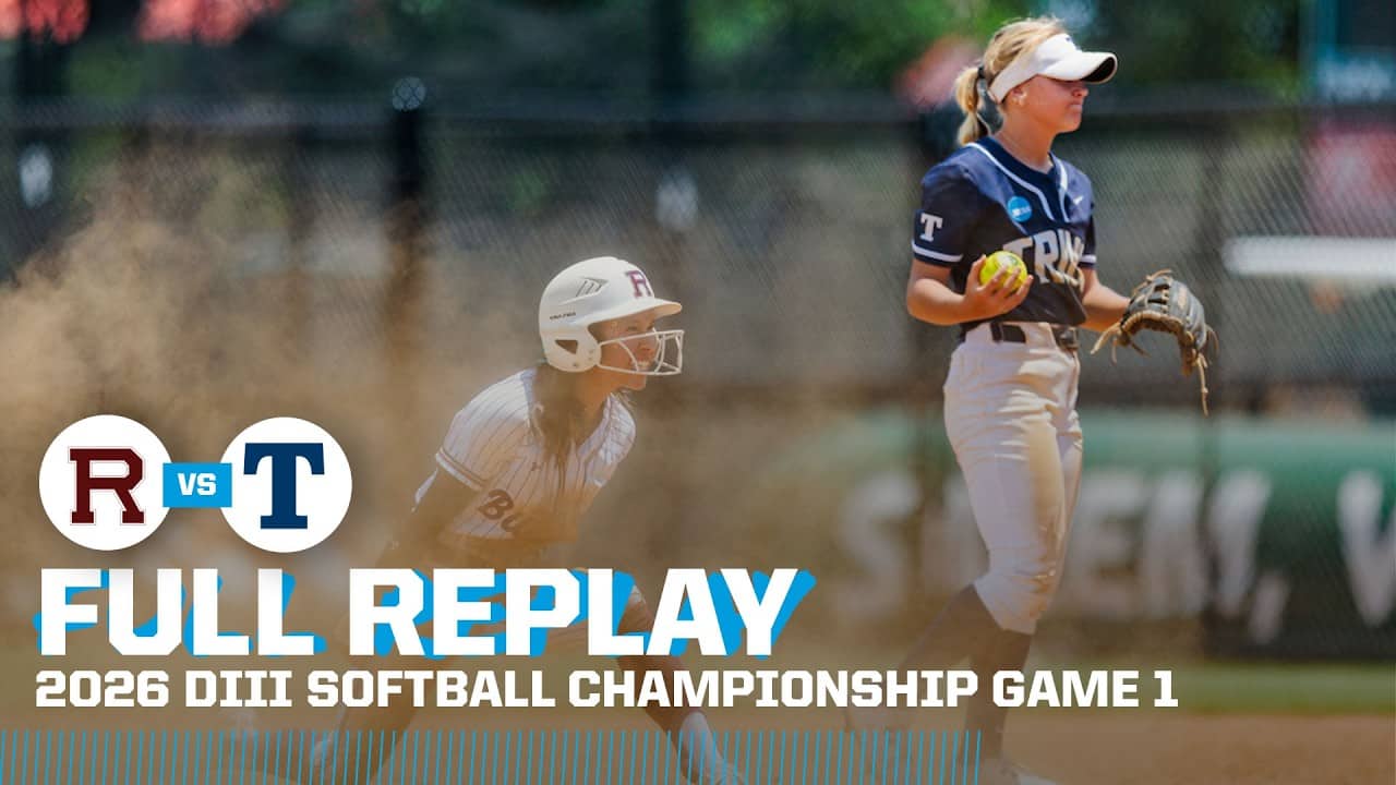 Redlands vs. Trine: 2026 DIII softball championship Game 1 | FULL REPLAY