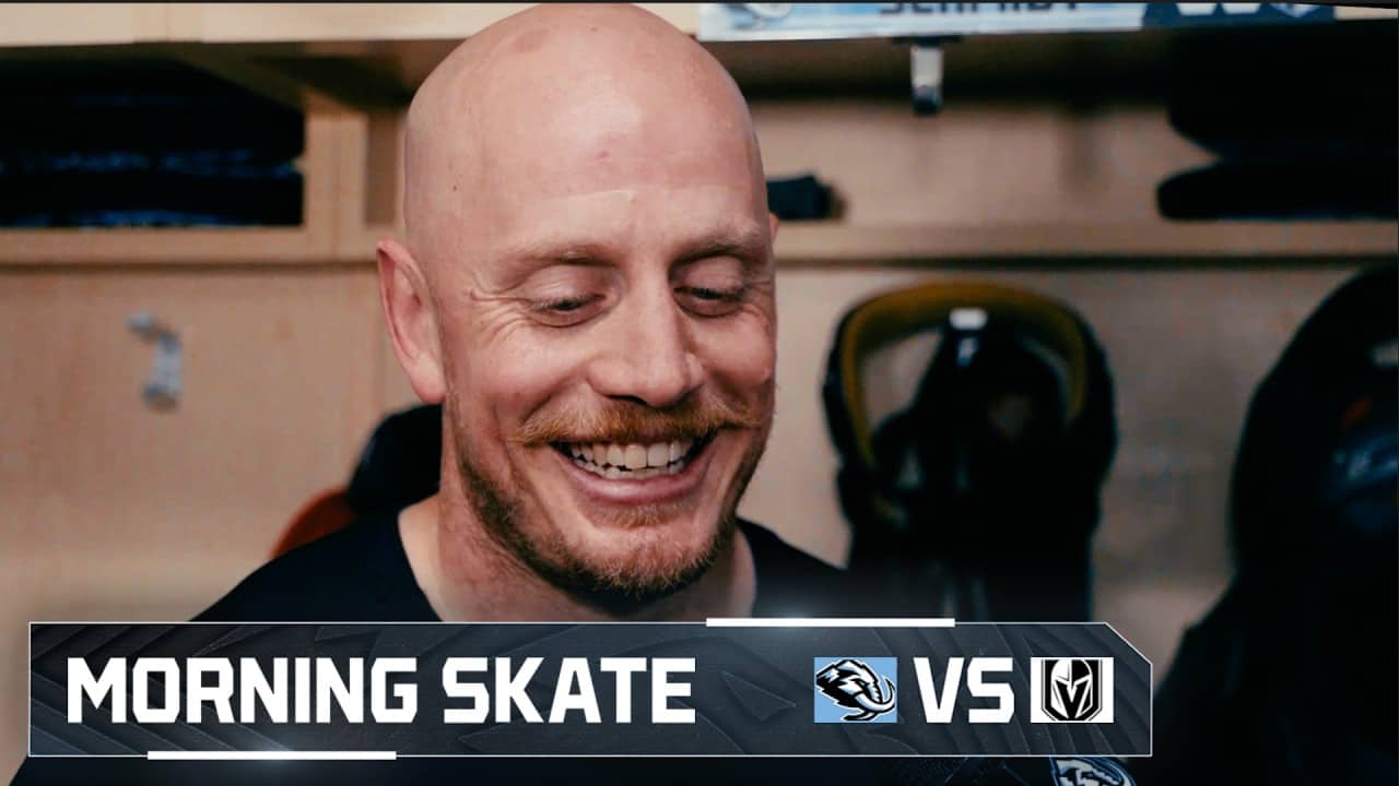 Nate Schmidt, Dylan Guenther and André Tourigny | 04.29 Morning Skate Media