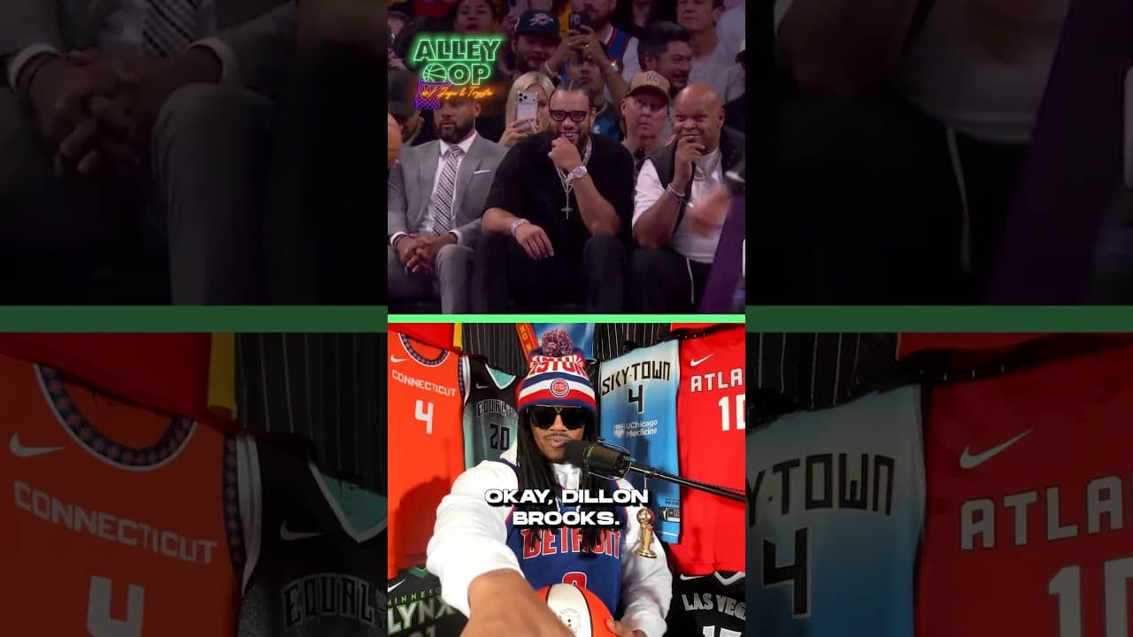 Dillon Brooks PULLS UP ICED OUT 😭 Hater of the Year?! | Alley Oop