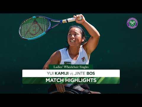 Number 1 in form 🔥 | Yui Kamiji vs Jinte Bos | Highlights | Wimbledon 2026
