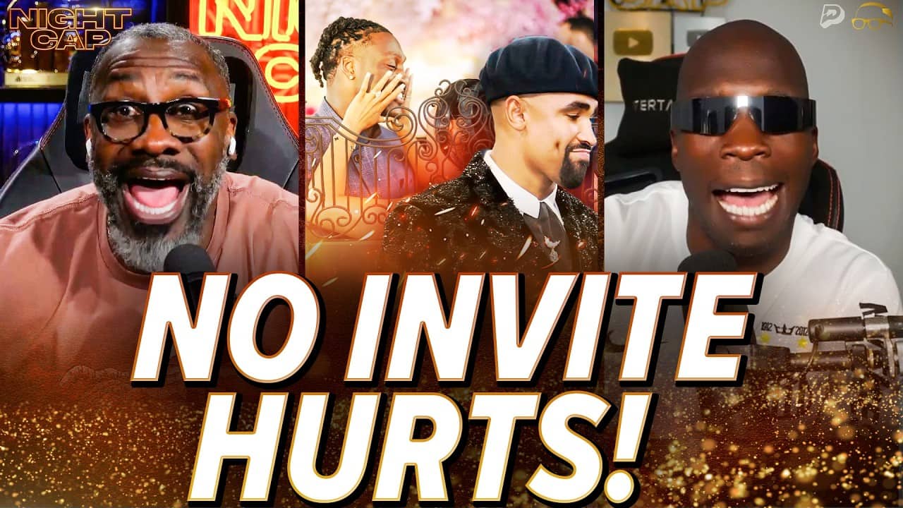 Unc & Ocho SHOCKED Jalen Hurts NO SHOW at A.J. Brown's Wedding! "It's Just Football!" | Nightcap