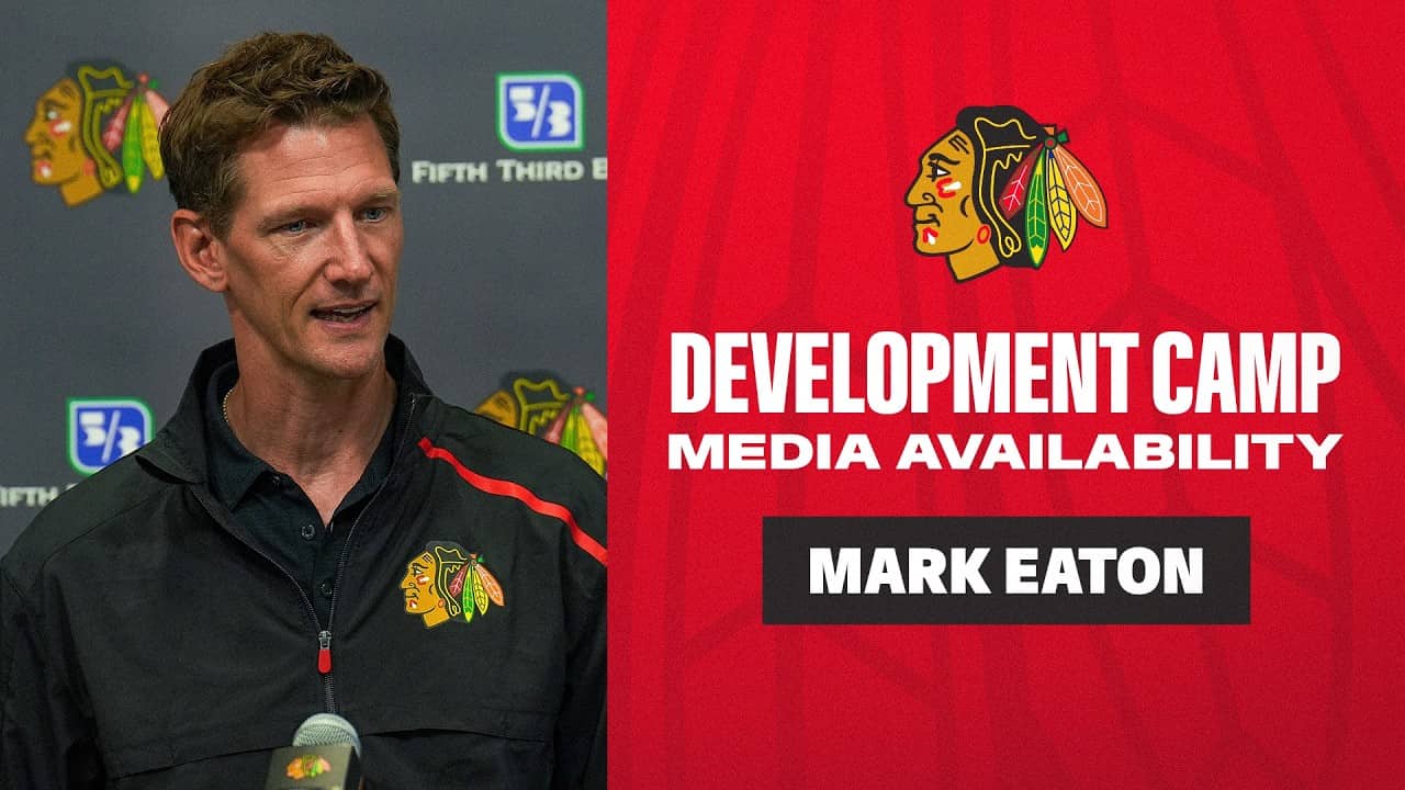 "Our favorite week of the year" Assistant GM Mark Eaton on Dev Camp Day 1 | Chicago Blackhawks