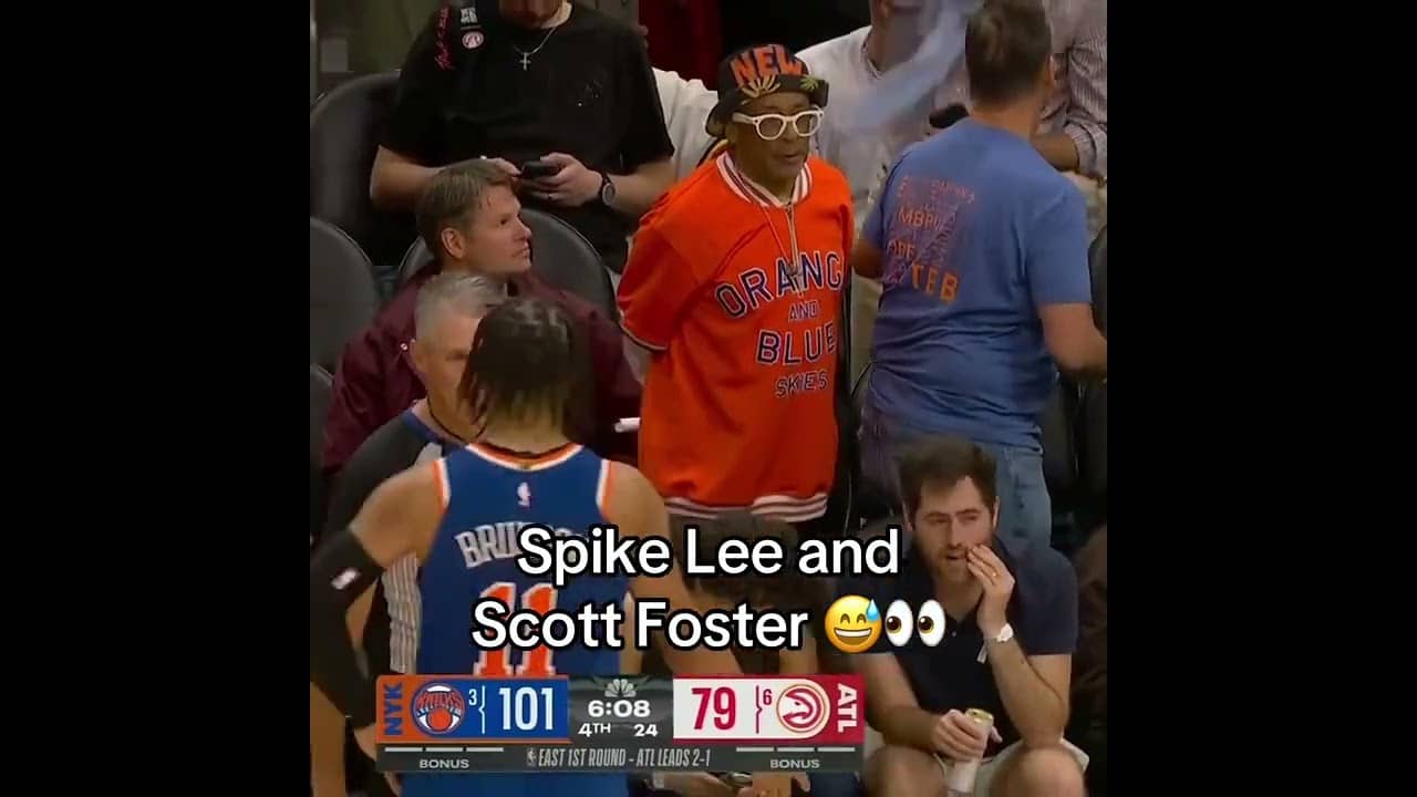 What are Spike Lee and Scott Foster talking about? 👀