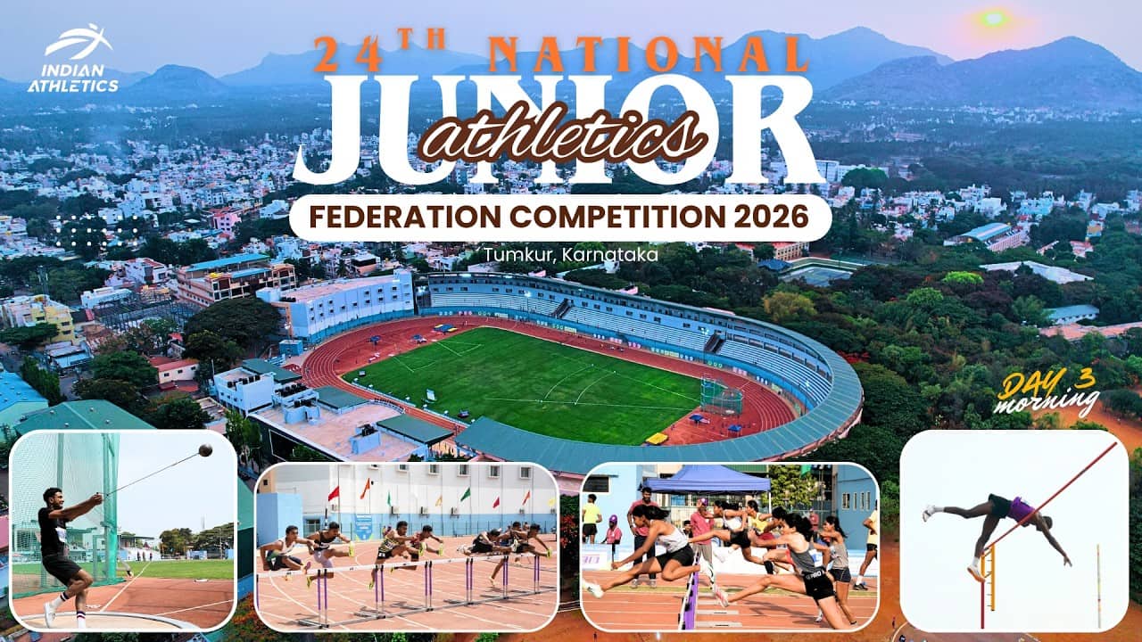 DAY-3 MORNING | 24TH NATIONAL JUNIOR ATHLETICS FEDERATION COMPETITION 2026 | Tumkur, Karnataka