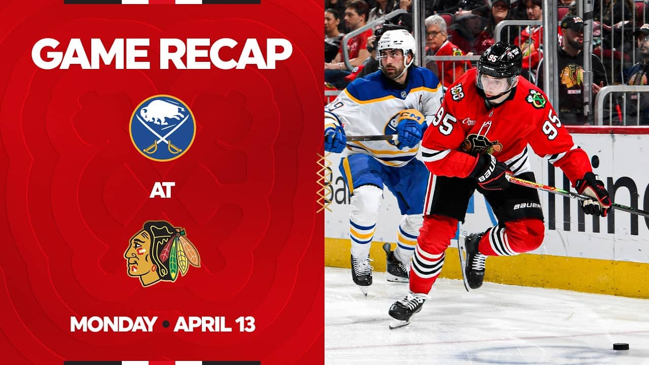 Blackhawks vs. Sabres Game Highlights | 4.13.26