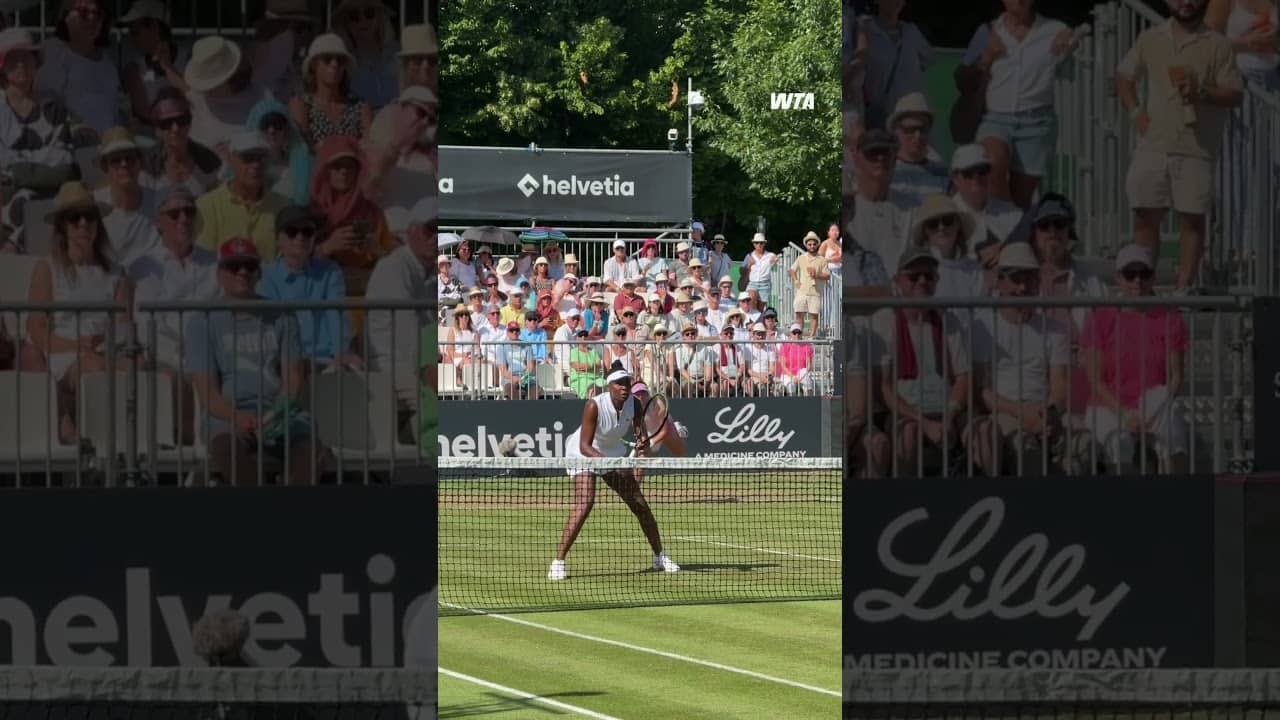 Alex Eala & Venus Williams take a dominating lead in the opening set 4-1! #wta #tennis