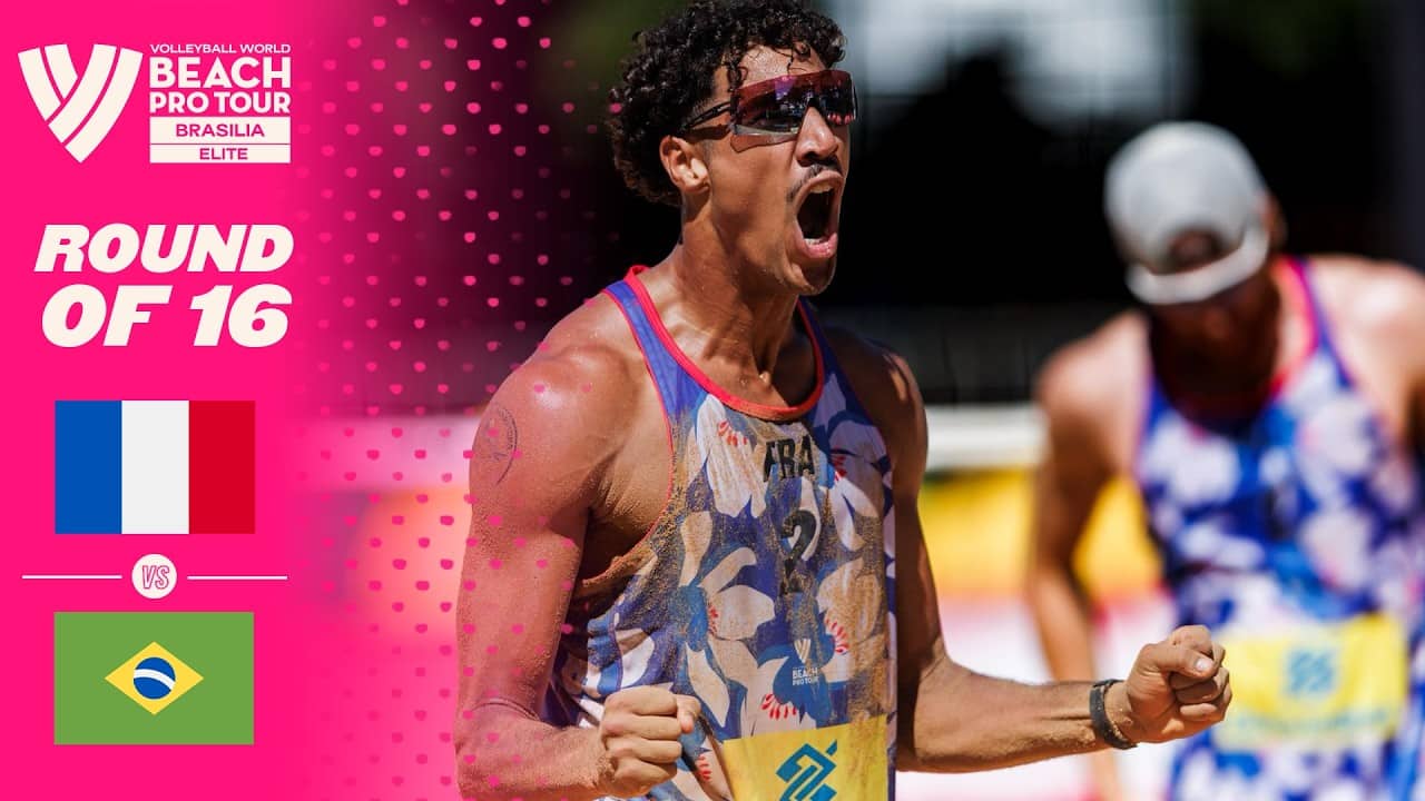 Daubas/Aye, C. vs. Andre/Renato - Round of 16 Highlights | Brasilia 2026 #BeachProTour