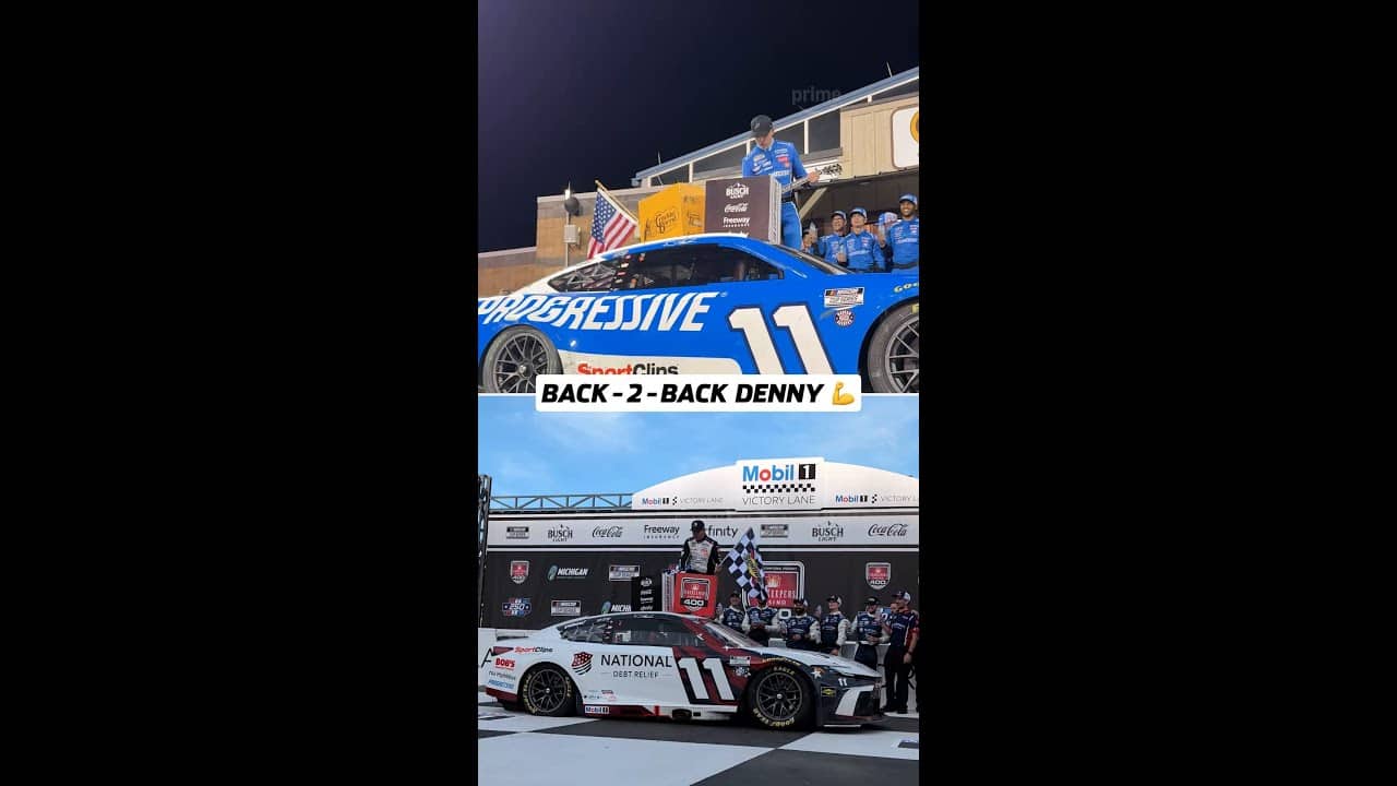 Back-to-back 🏆🏆 #NASCARonPrime