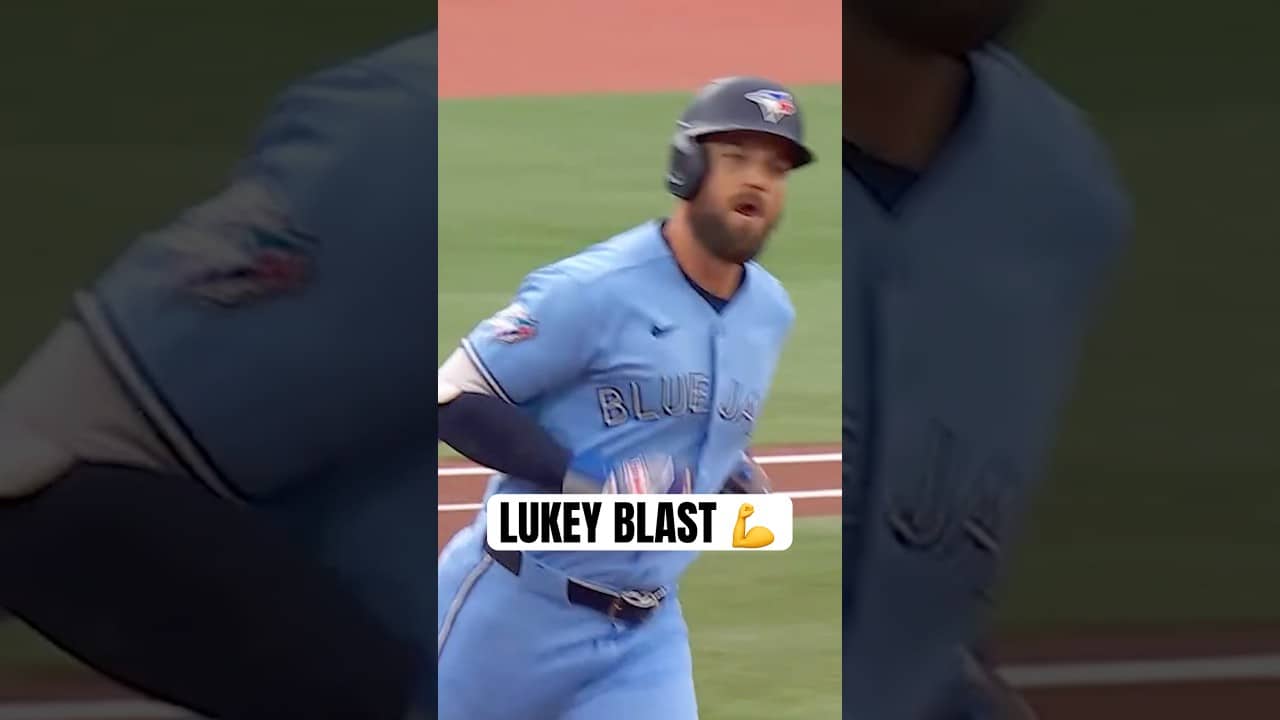 Nathan Lukes launches a solo home run in the first 👏 #MLB #Toronto #BlueJays