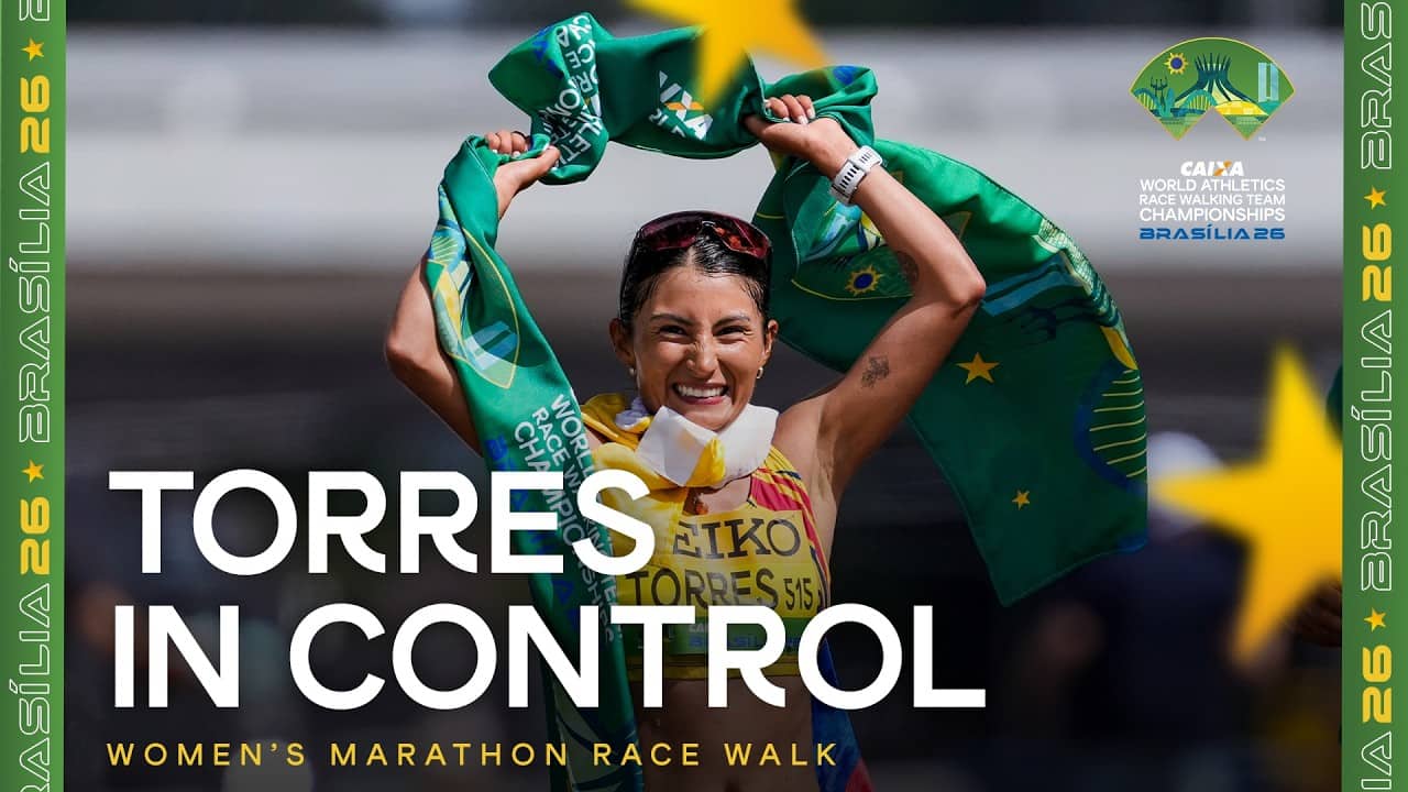 Torres delivers for team Ecuador win in marathon | World Race Walking Team Championships Brasilia 26
