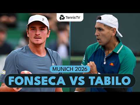 Joao Fonseca vs Alejandro Tabilo Entertaining Match Highlights 🤩 | Munich 2026