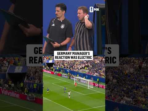 This Julian Nagelsmann reaction after Germany's opening goal 🔥
