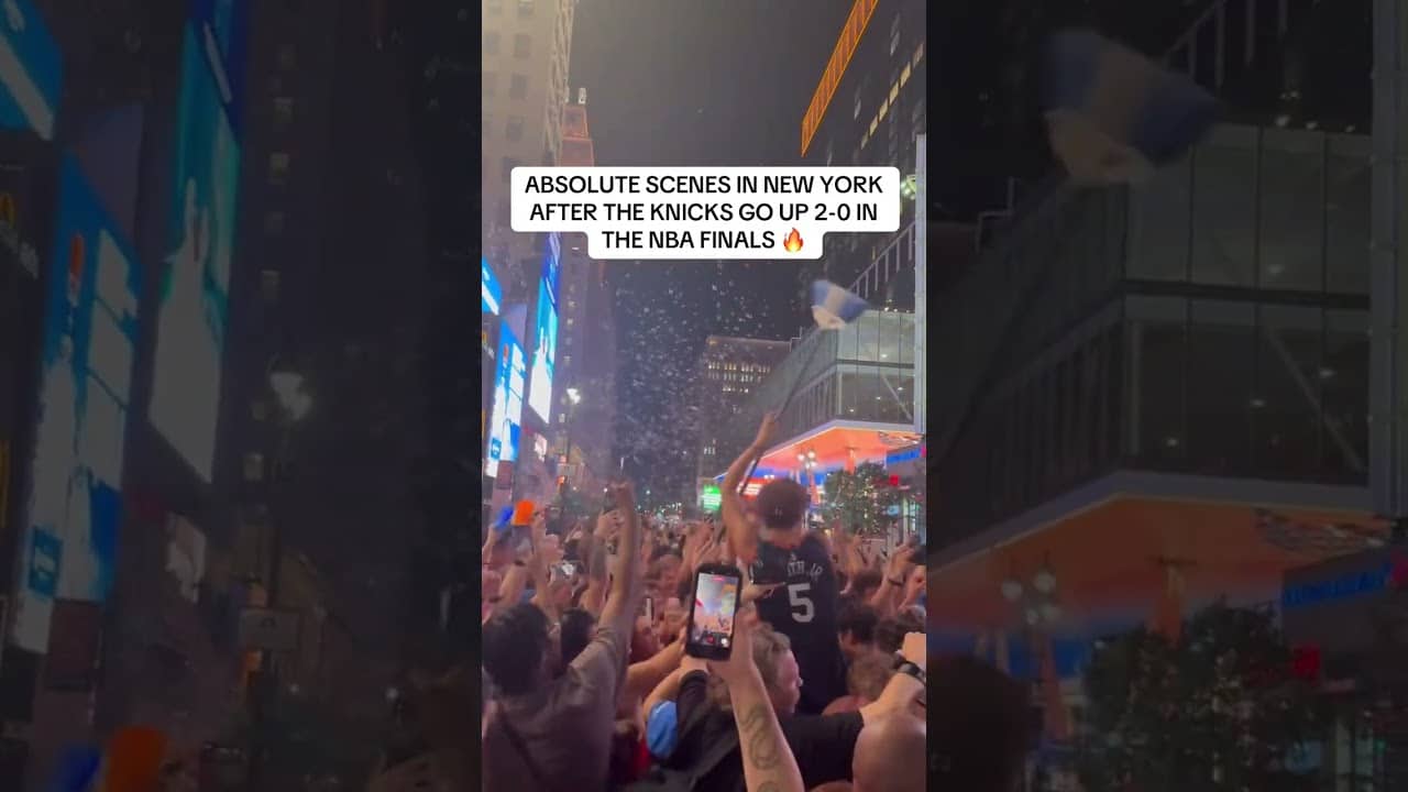 Knicks fans can almost start to taste it 😤 (via @ESPNNewYork/TT)