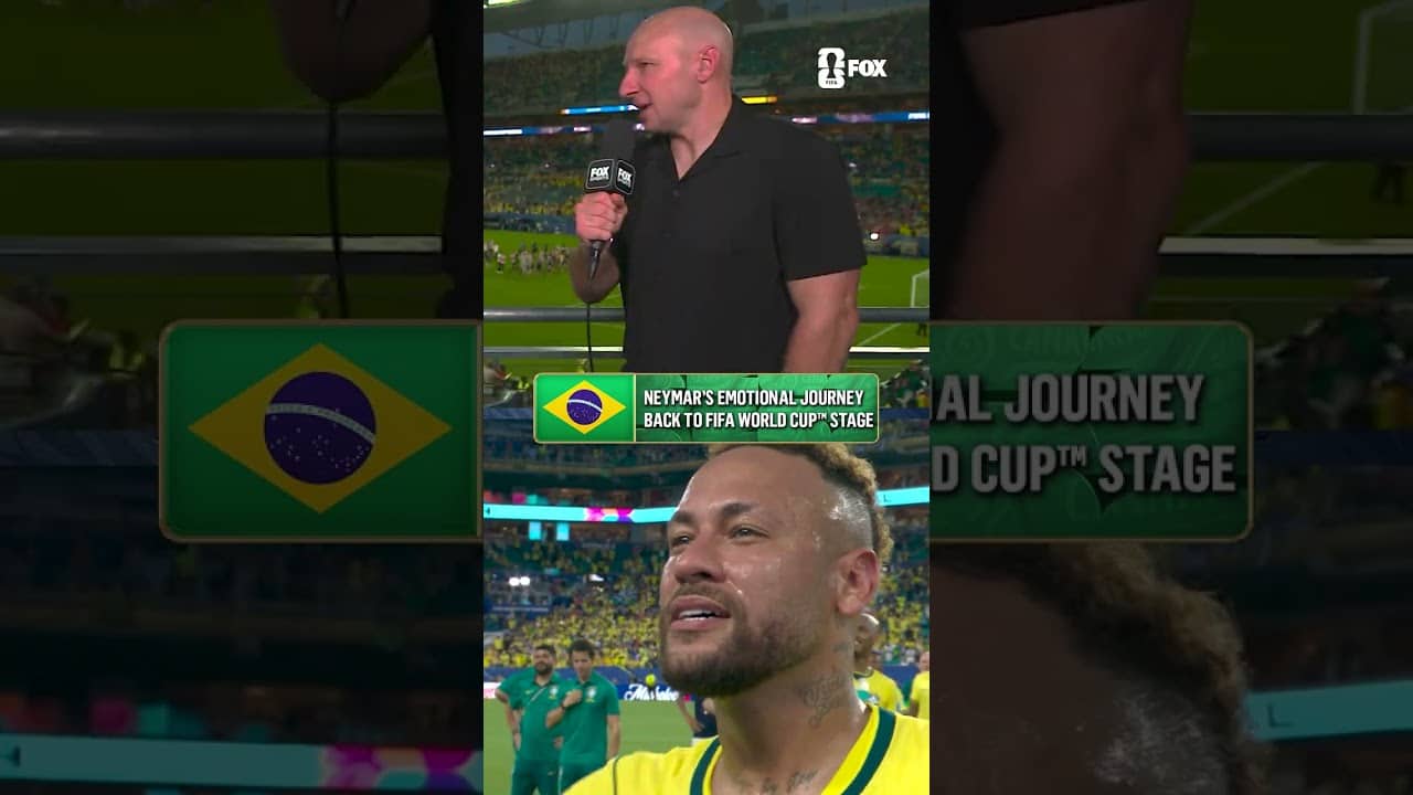Neymar returns to the pitch at the FIFA World Cup – and what a journey it's been. 🇧🇷