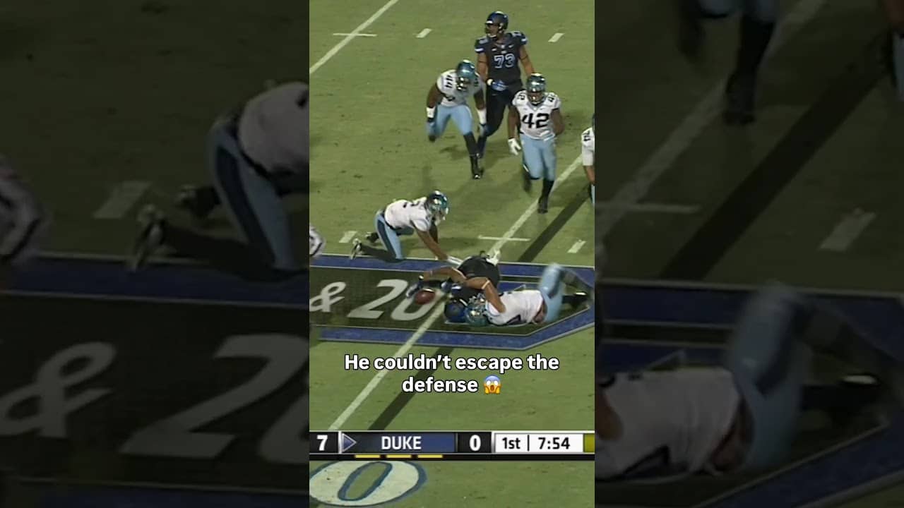 They were all over him 😮‍💨 #unc #accfootball #collegefootball