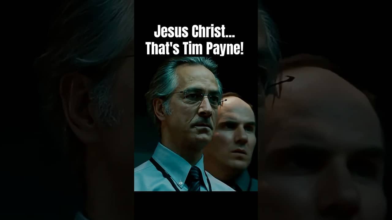 Jesus Christ... That's Tim Payne!