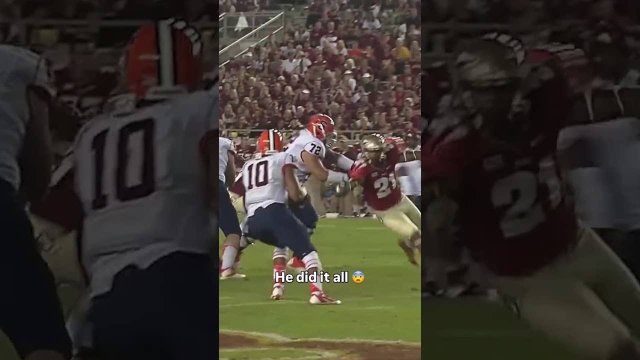 What an incredible effort 😱 #floridastateseminoles #accfootball #collegefootball
