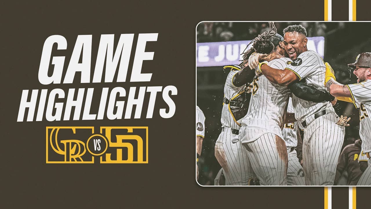 Rockies vs. Padres Game Highlights (4/9/26) | MLB Highlights
