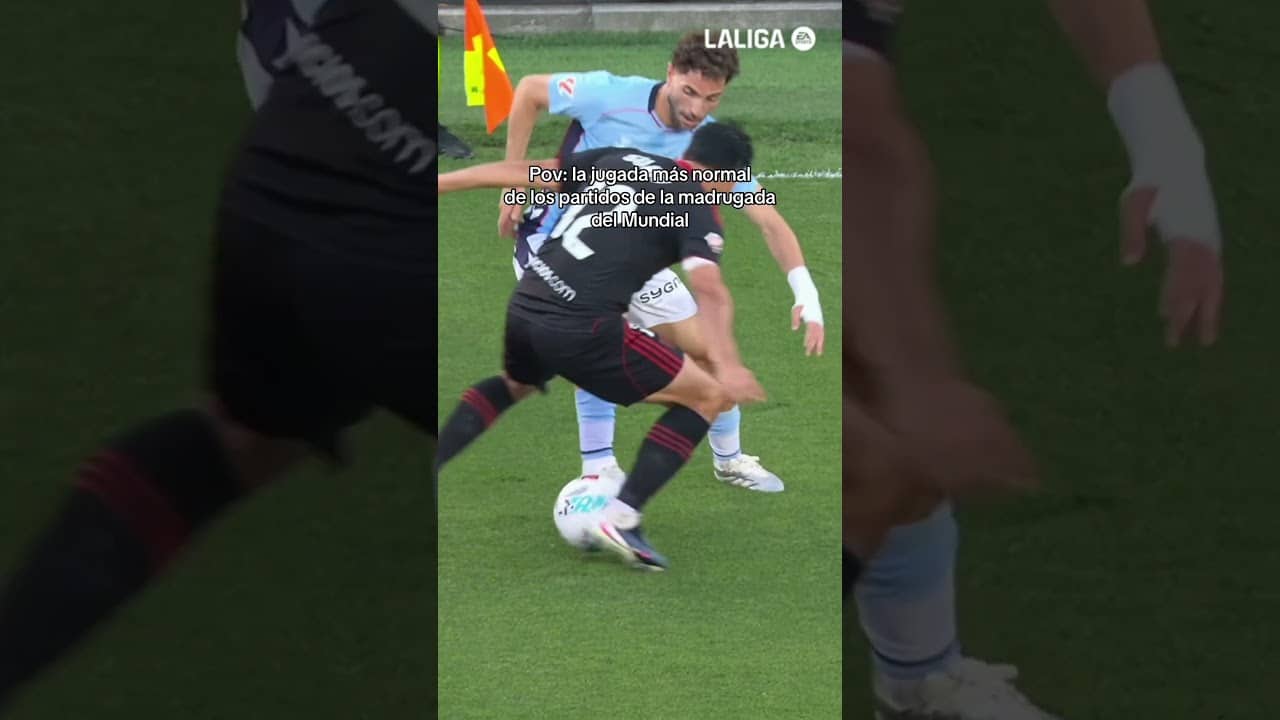 La clásica Javiruedinha 😎 #LALIGAHighlights