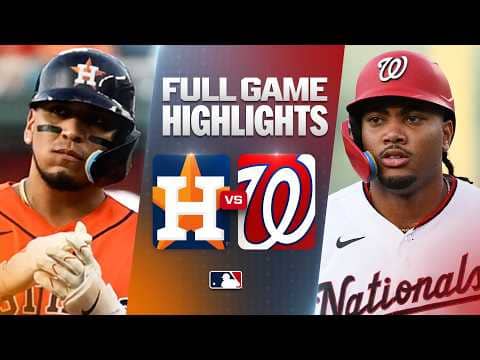 ASTROS vs. NATIONALS: Official Full Game Highlights (July 8) | 2026 MLB Season