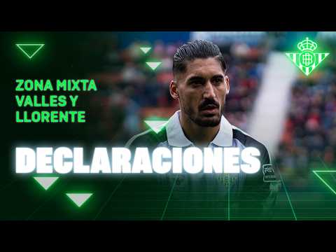 Zona mixta de Álvaro Valles y Diego Llorente tras el #OsasunaRealBetis 🗣🎙 | Real BETIS