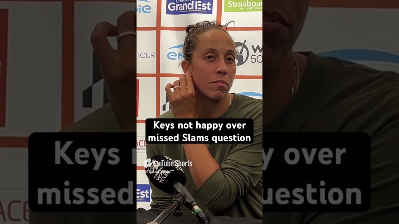 "Well I'm thinking about them now!" The day John irked Madison Keys when asking her about setbacks