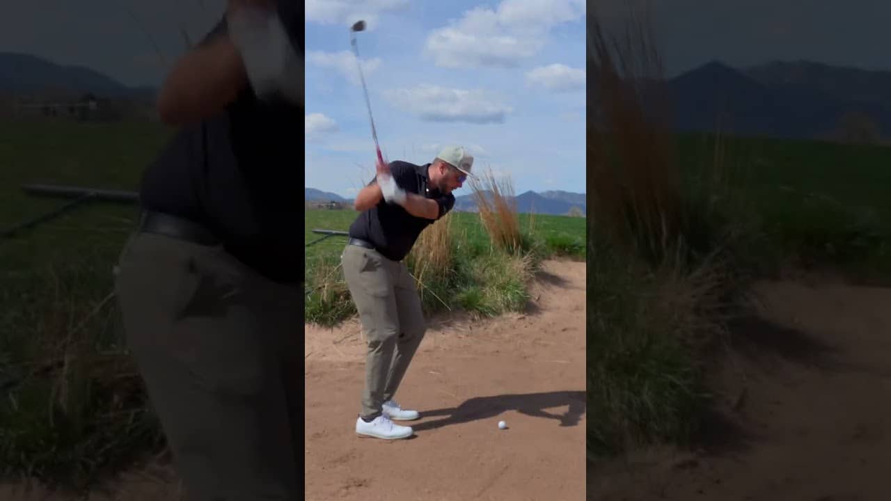 Fairway bunker said not so fast, big dog