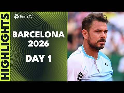 Wawrinka Takes On Norrie; Draper Begins Clay Season & More | Barcelona 2026 Highlights Day 1