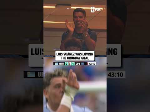Uruguay's first goal had legend Luis Suárez smiling