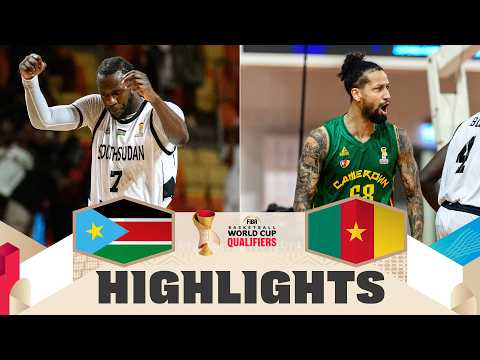 South Sudan 🇸🇸 v Cameroon 🇨🇲 | Highlights | FIBA Basketball World Cup 2027 African Qualifiers