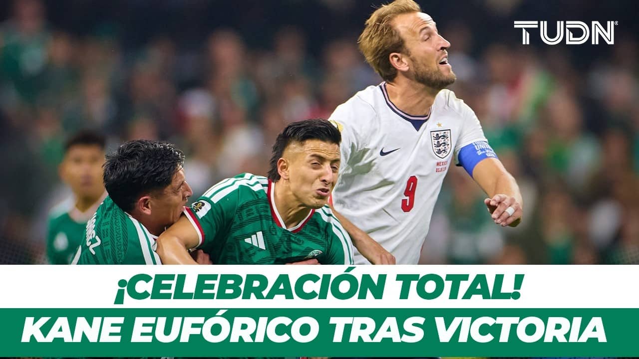 ¡SIN VOZ! Harry Kane se queda afónico por triunfo de Inglaterra sobre México | TUDN
