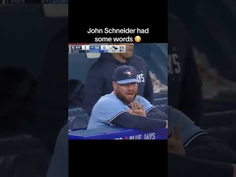 The Blue Jays' manager had some choice words 👀