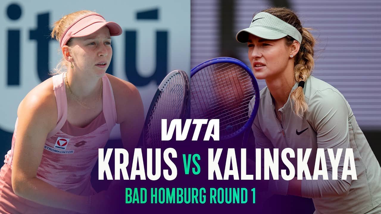 Sinja Kraus vs. Anna Kalinskaya | 2026 Bad Homburg Round 1 | WTA Match Highlights