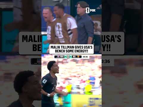 Malik Tillman brought the USMNT bench to its feet