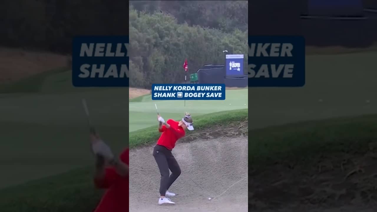 Nelly Korda made an interesting mid-round change after starting +1 through seven at Riviera 👀