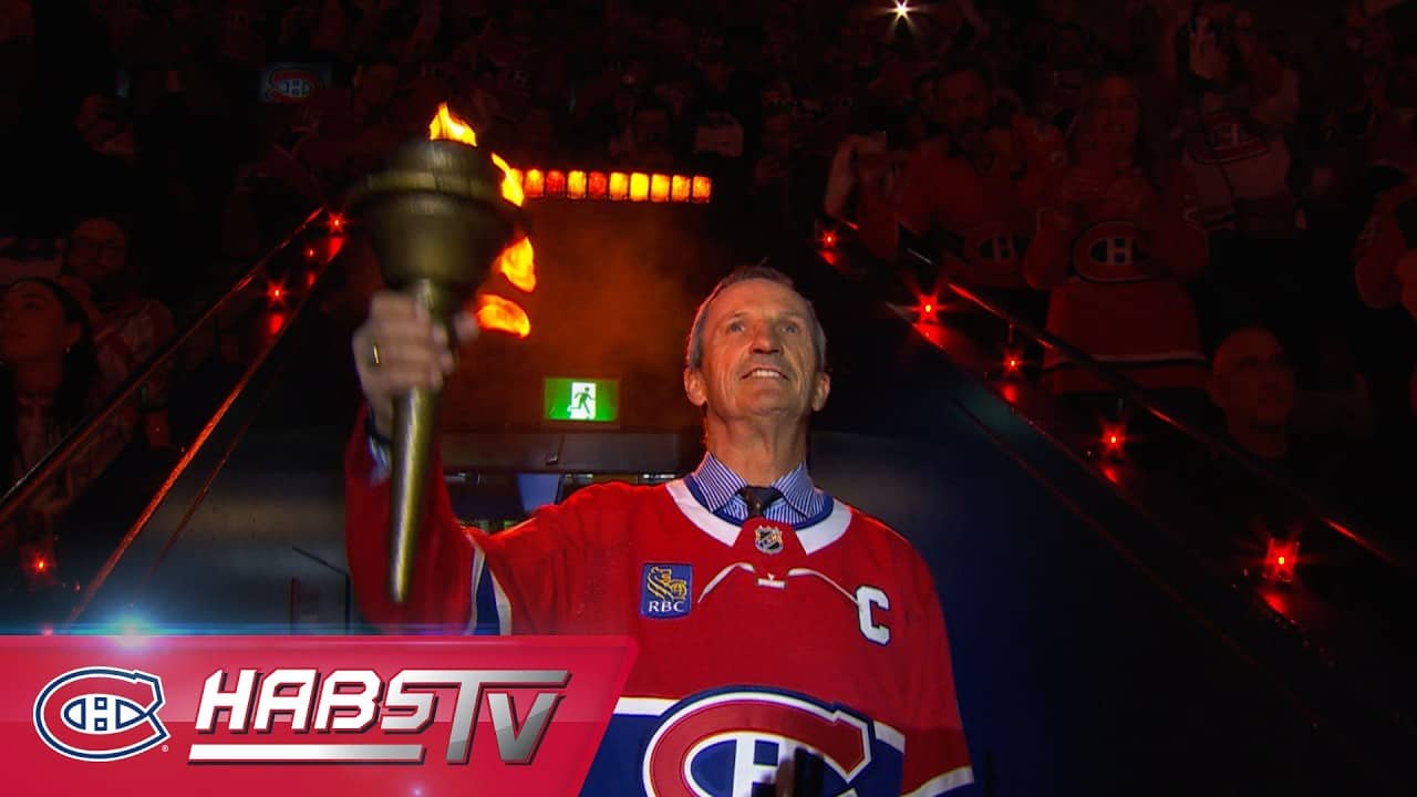 Guy Carbonneau carries the torch for Game 4 against the Sabres