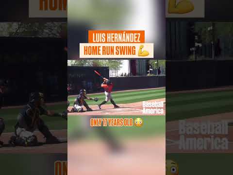 100.9 mph homer off the bat of Luis Hernández 🔥 #mlb #mlbprospects #giants #baseball