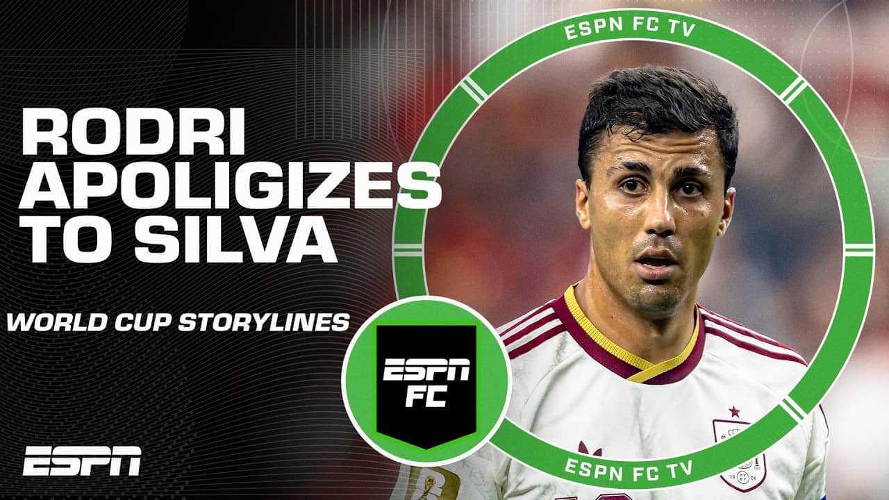 Rodri apologizes to Bernardo Silva 👀 'Don't apologize baby, CELEBRATE!' - Ale Moreno | ESPN FC