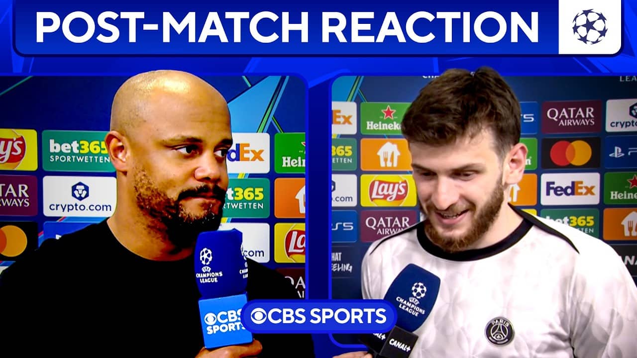 "I do not understand" Kompany on referee decisions in Bayern loss to PSG