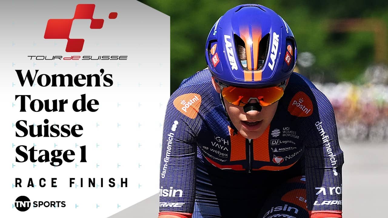 BATTLE TILL THE END 🤩 | 2026 Tour de Suisse Women Stage 1 Final KM's | TNT Sports Cycling