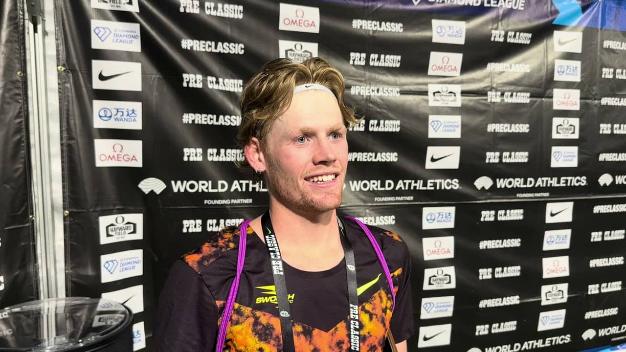 Parker Wolfe huge win at 2026 Prefontaine Classic 2-mile over Grant Fisher