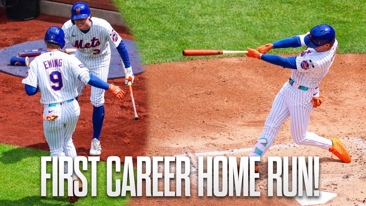 A.J. Ewing Hits First Career Home Run!!! | Full At-Bat and Highlights
