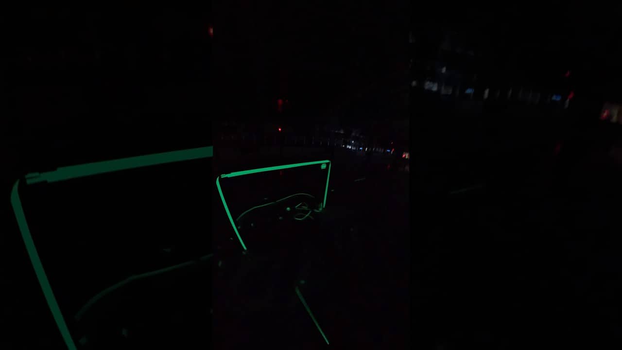 Glow hockey POV 👀🏒
