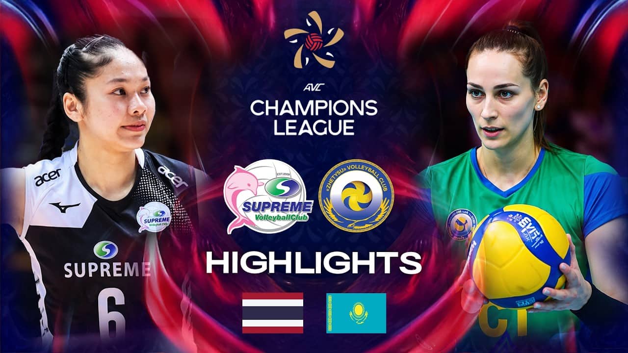 Bronze Match - Supreme Chonburi VC 🇹🇭 vs. Zhetysu 🇰🇿 | AVC Champions League 2026 | Highlights