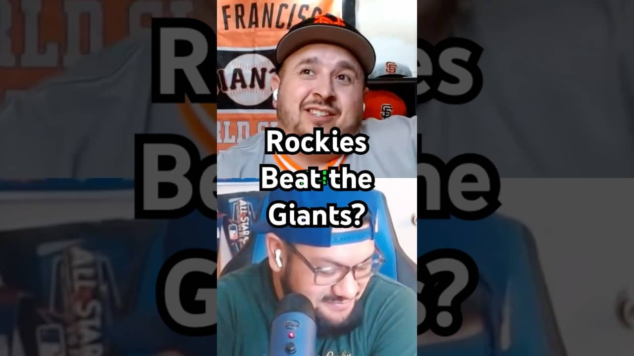 #SFGiants snap a 7 game winning streak to the Rockies???