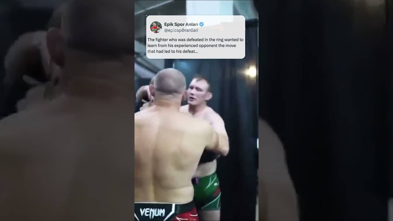 This is amazing 🤝 (via @UFC/TT h/t @epicsp0ranIari/X)