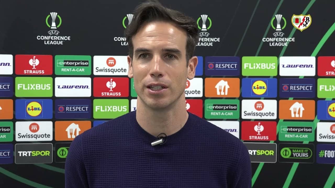Íñigo Pérez tras el Samsunspor 1 - Rayo Vallecano 3